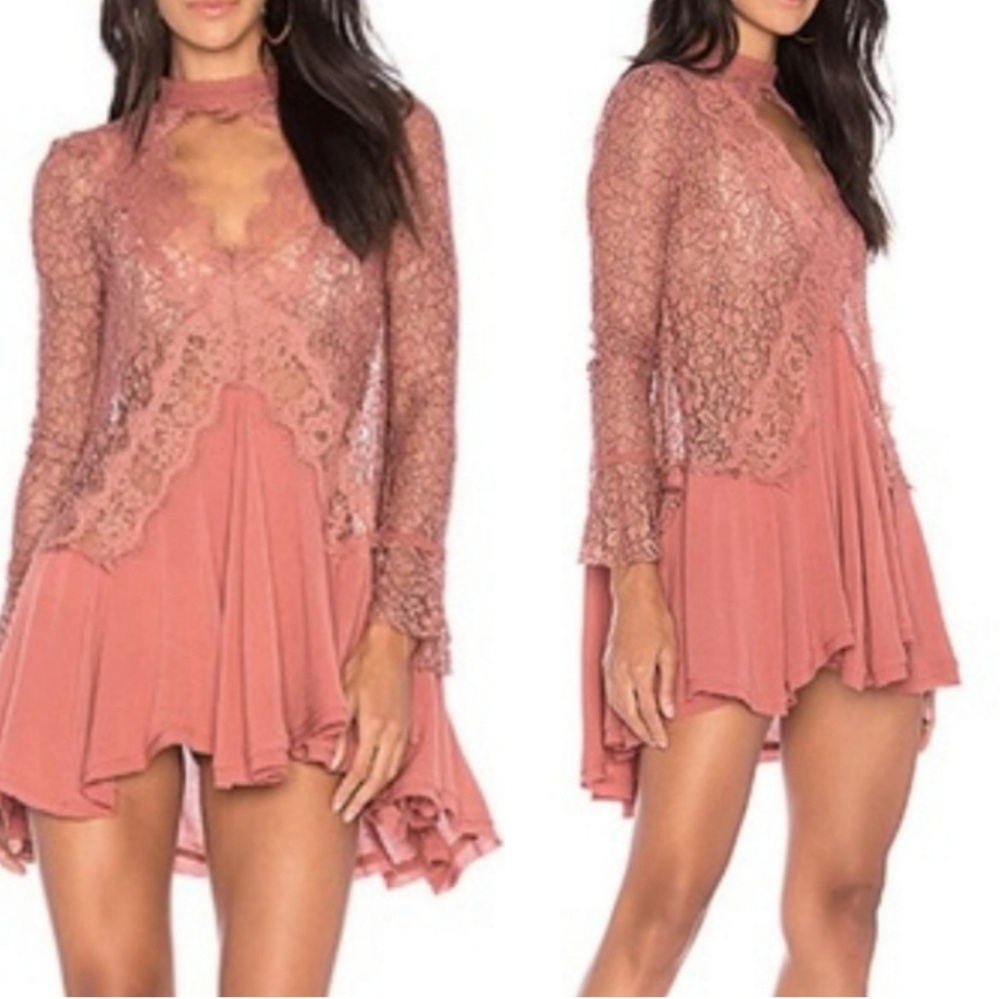 NWT Free People bohemian lace dress size xs